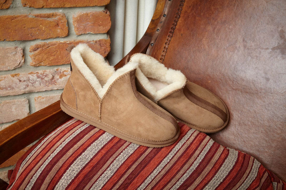 Sheepskin House Slippers Epitome of Luxury Draper of Glastonbury