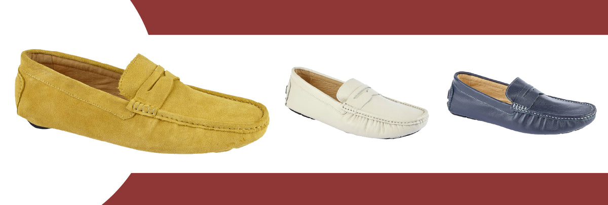 Chaussures Penny Loafer En Daim – Confortables, Antidérapantes, Idéales Pour Conduire Ou Un Style Décontracté