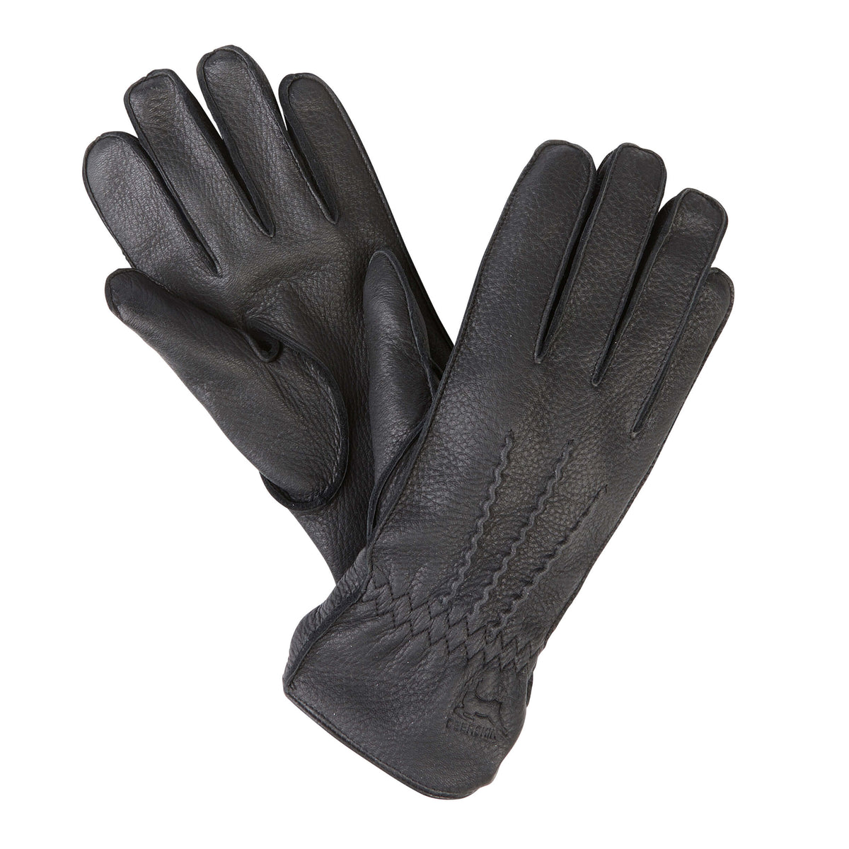 hirschleder handschuhe damen Damen-Handschuhe aus Hirschleder | Schwarze Lederhandschuhe | Mit Kaschmir gefüttert