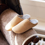 HEART Womens Sheepskin Mule Slippers