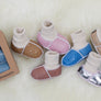 BABY SHEEPSKIN SLIPPER SOCKS - EARTH STAR