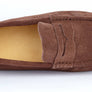 MOCASSINS EN DAIM CHOCOLAT