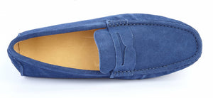 NAVY SUEDE DRIVING SHOES