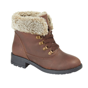 STOWE Womens Leather Sheepskin Boots