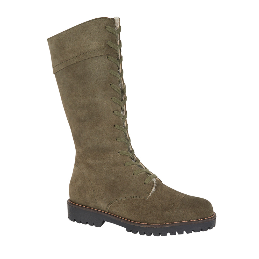 DUNKELD KHAKI SUEDE