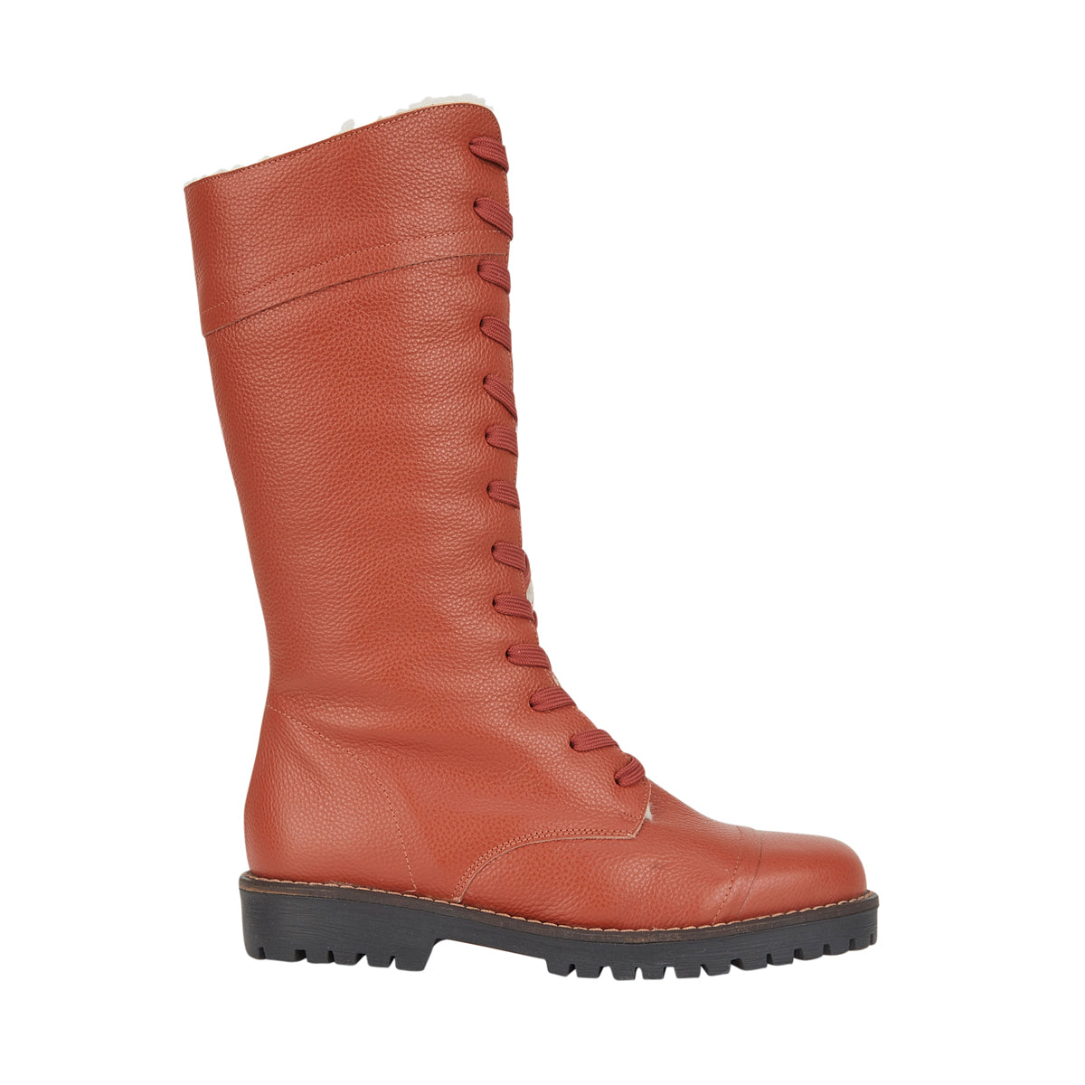 Dunkeld Tan Leather | Ladies Leather Sheepskin Boots | Drapers UK