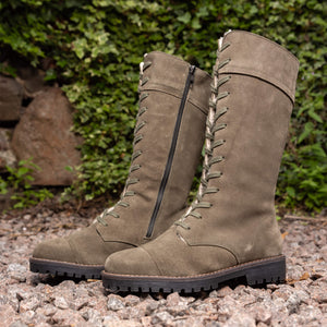 DUNKELD KHAKI SUEDE