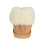 CAMILLA Damen Lammfell Bootie Hausschuhe 