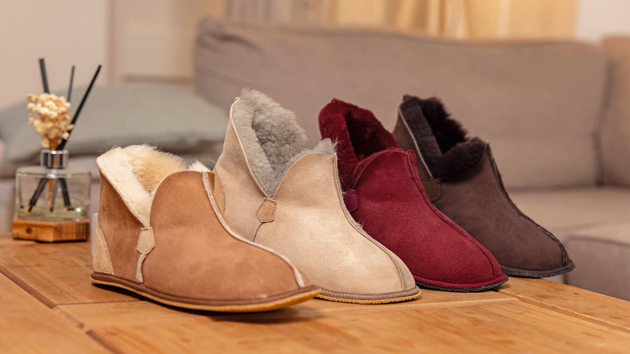Pantoffeln aus Schaffell „Tilly II“