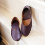 SPENCER Chaussons en cuir pour homme