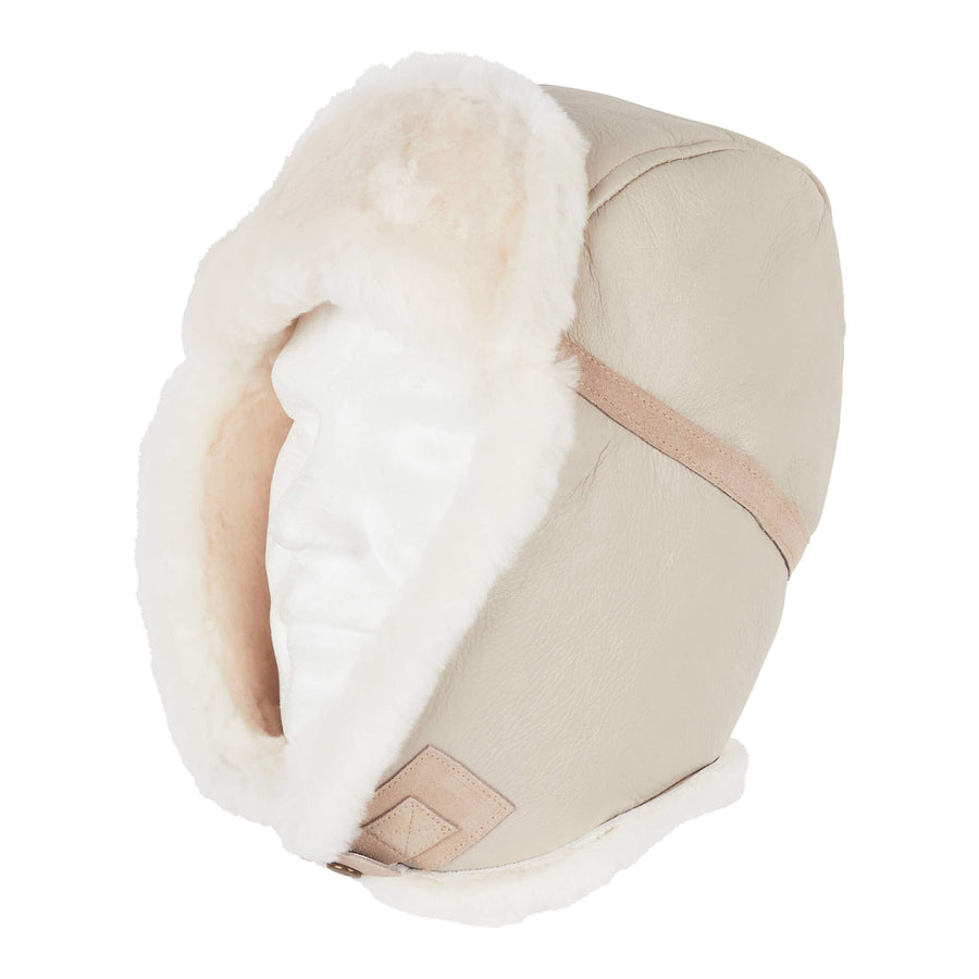 WOMEN'S SHEEPSKIN TRAPPER HAT