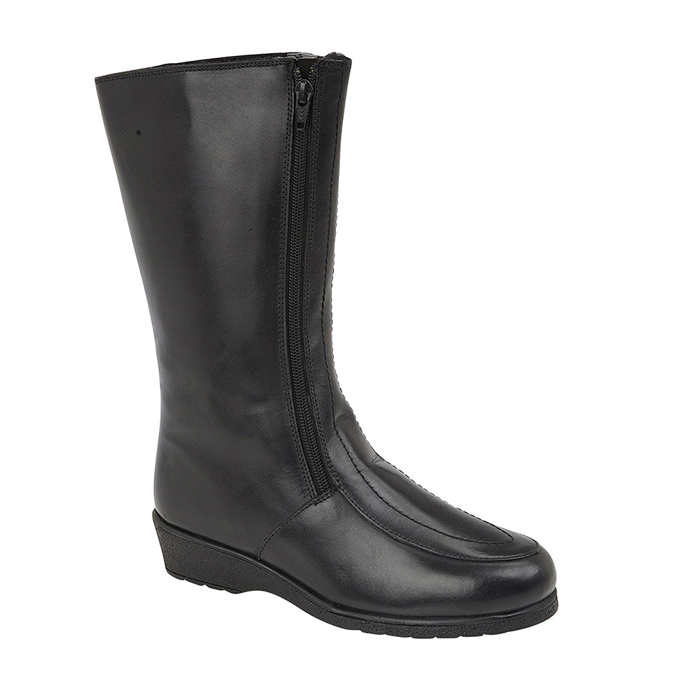 AMBLESIDE IN LEATHER Damen Lammfellstiefel 