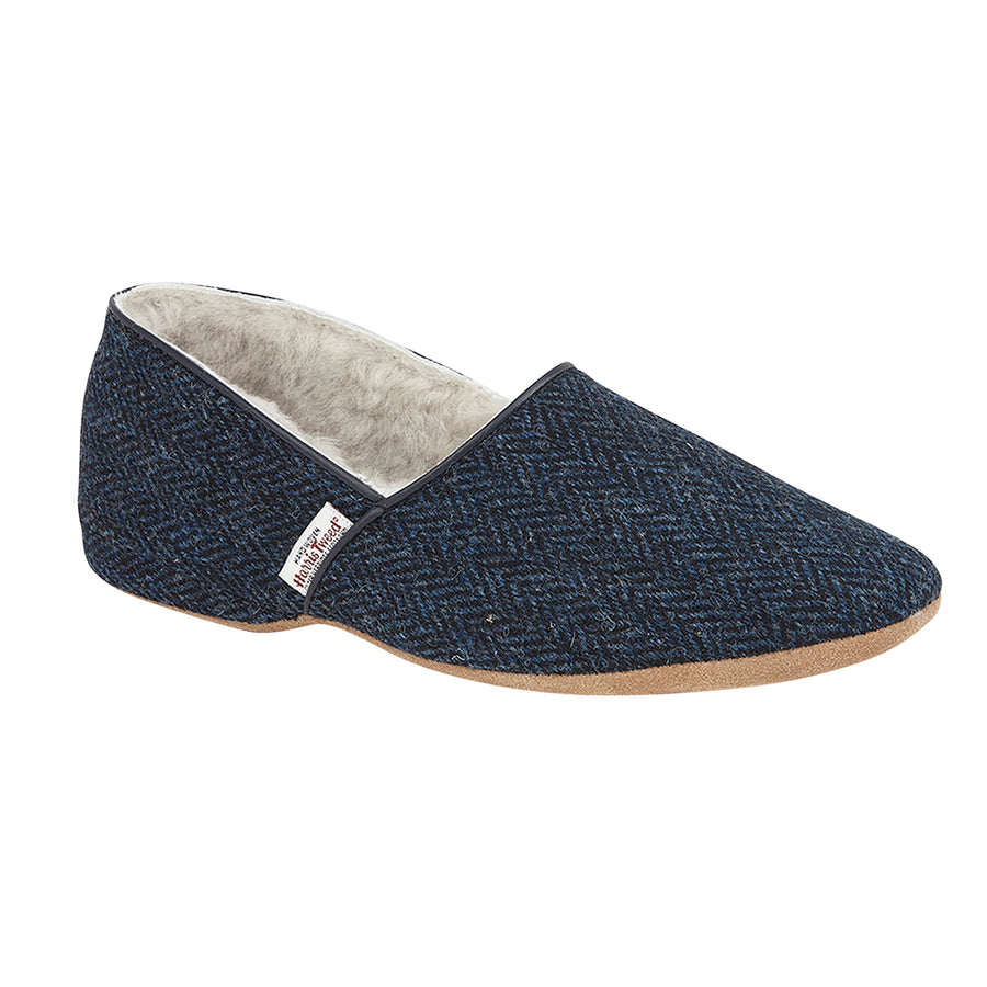 tweed handschuhe herren Lewis | Herren Hausschuhe aus Harris Tweed-Schaffell