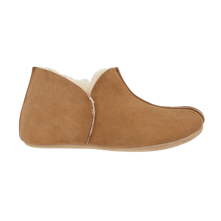 GLOW Womens Sheepskin Bootie Slippers