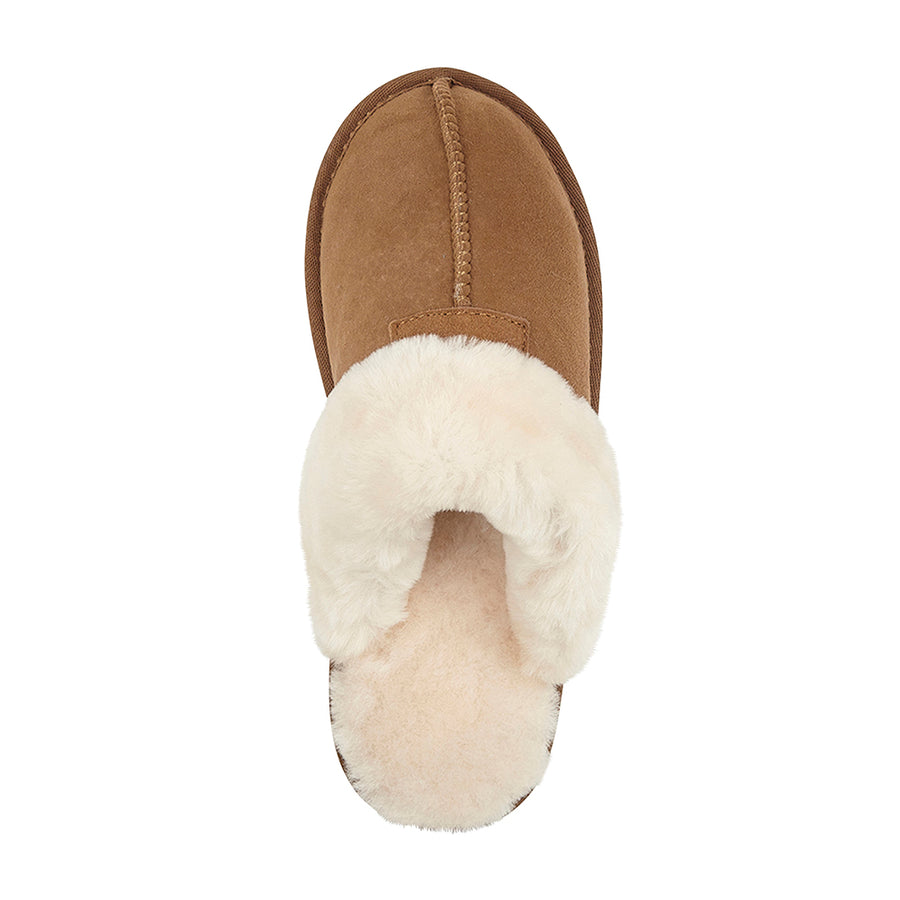 KIM Womens Sheepskin Mule Slippers