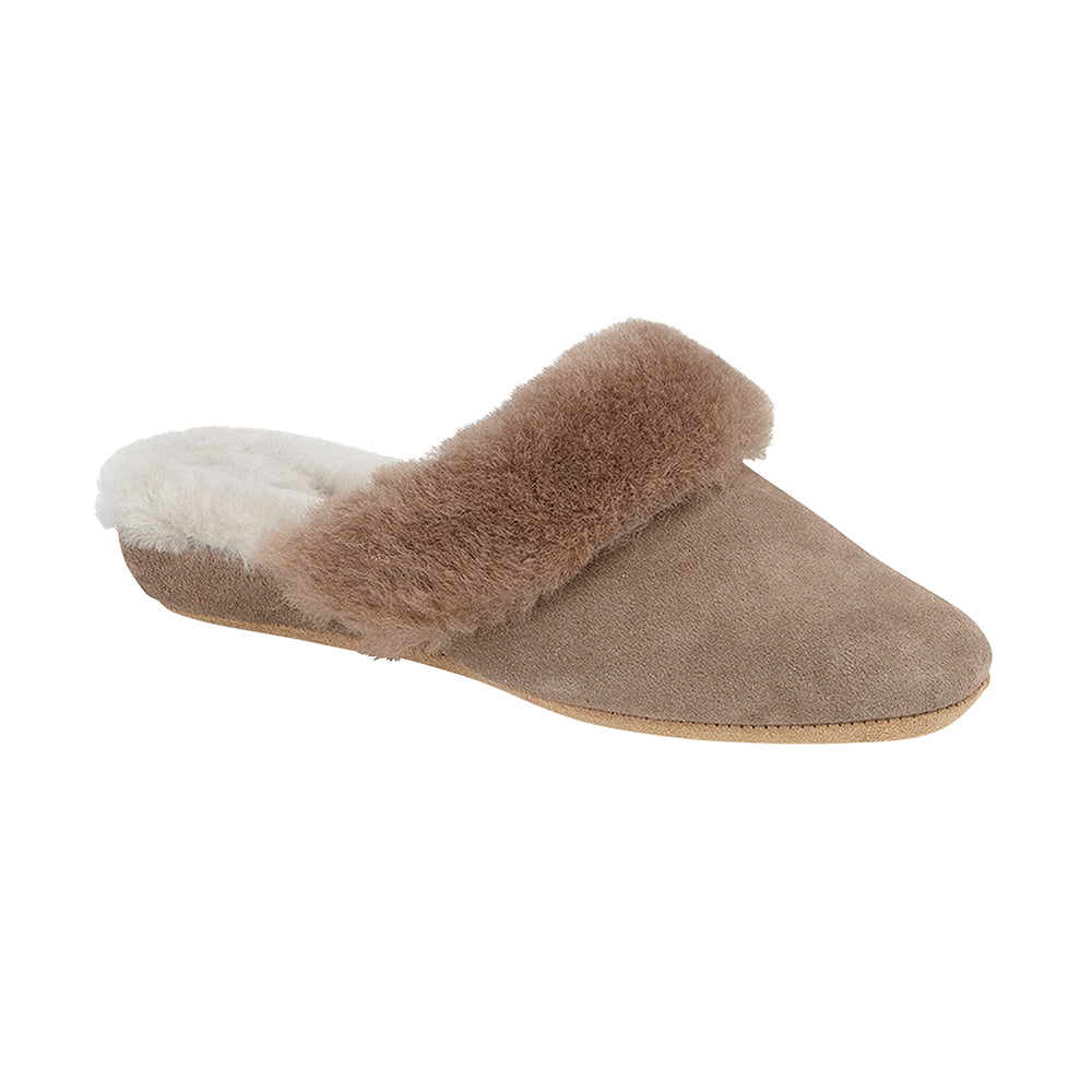 LUCY Mules en peau de mouton pour femme 