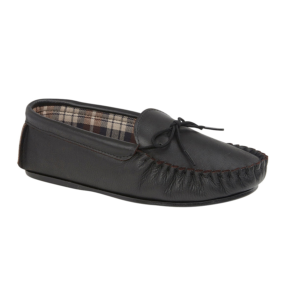 Classic Leather Slippers | Mens Leather Slip On Slippers | UK | Draper