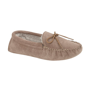 REO Womens Sheepskin Moccasin Slippers