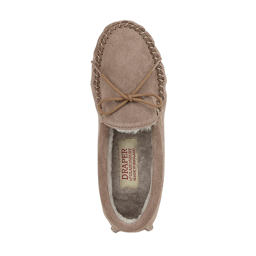 REO Womens Sheepskin Moccasin Slippers