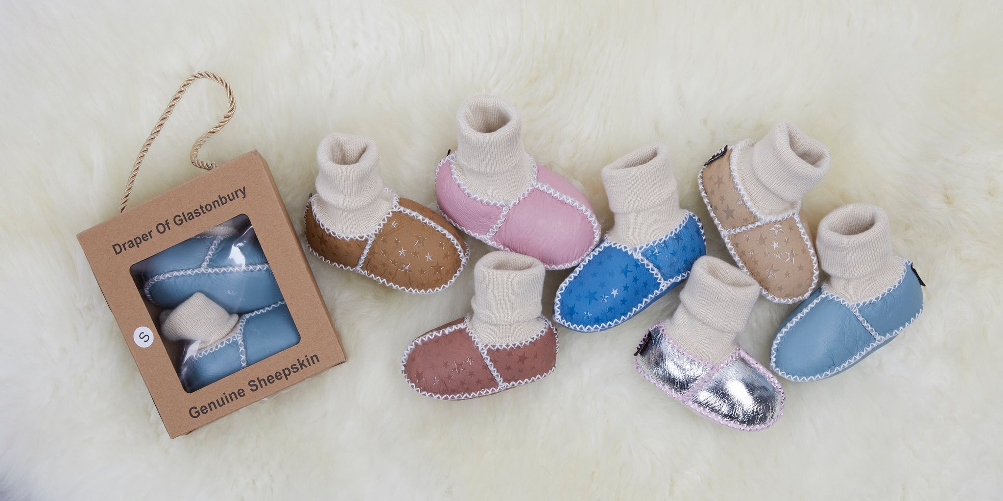 BABY SHEEPSKIN SLIPPER SOCKS