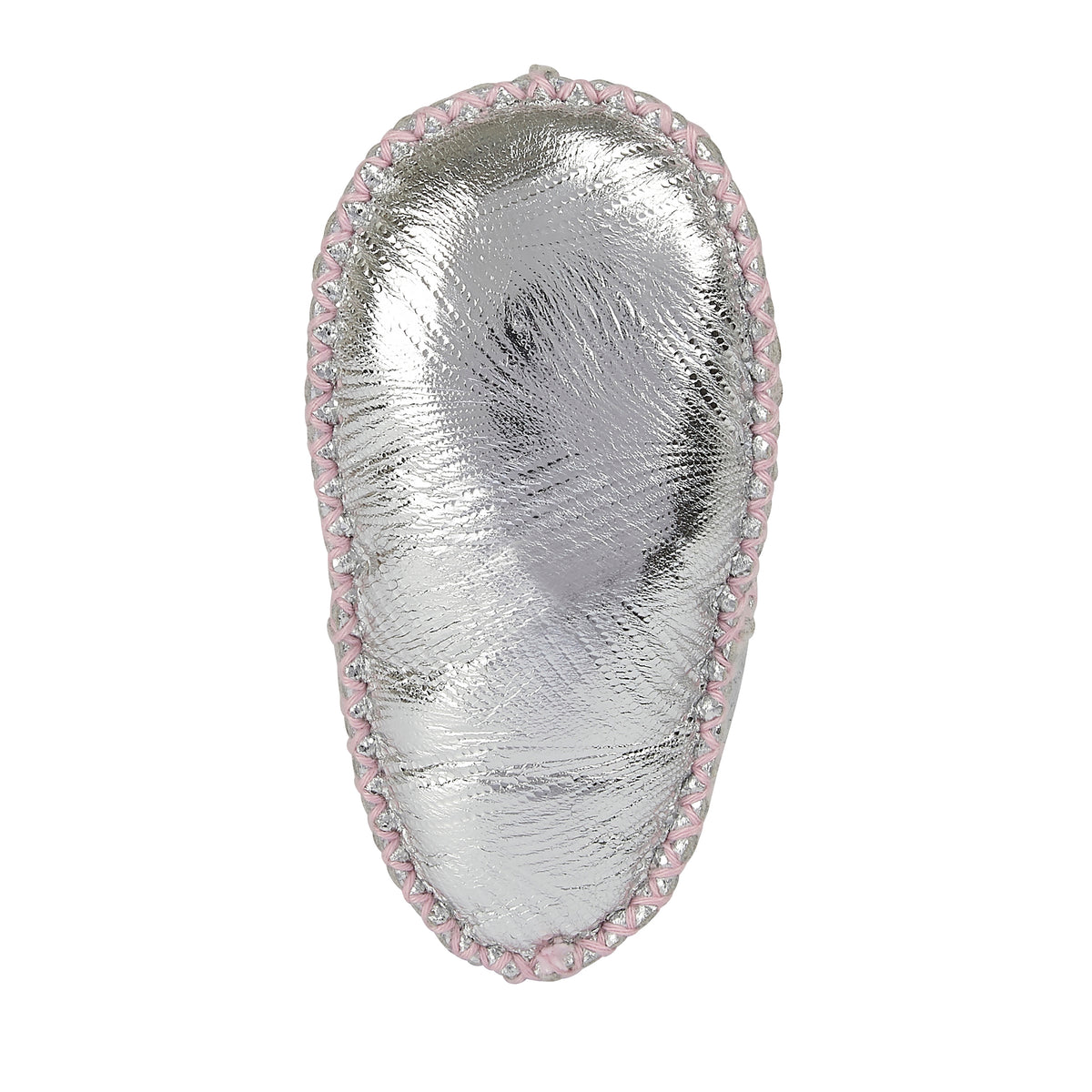 Baby Draper Baby Sheepskin Slipper Socks | Real Sheepskin Lining | Silver| Drapers