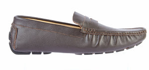 BROWN LEATHER DRIVING SHOES