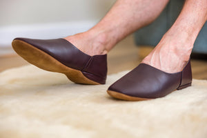 CHAUSSONS EN CUIR POUR HOMME CHARLES 