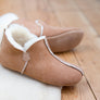 GLOW Womens Sheepskin Bootie Slippers