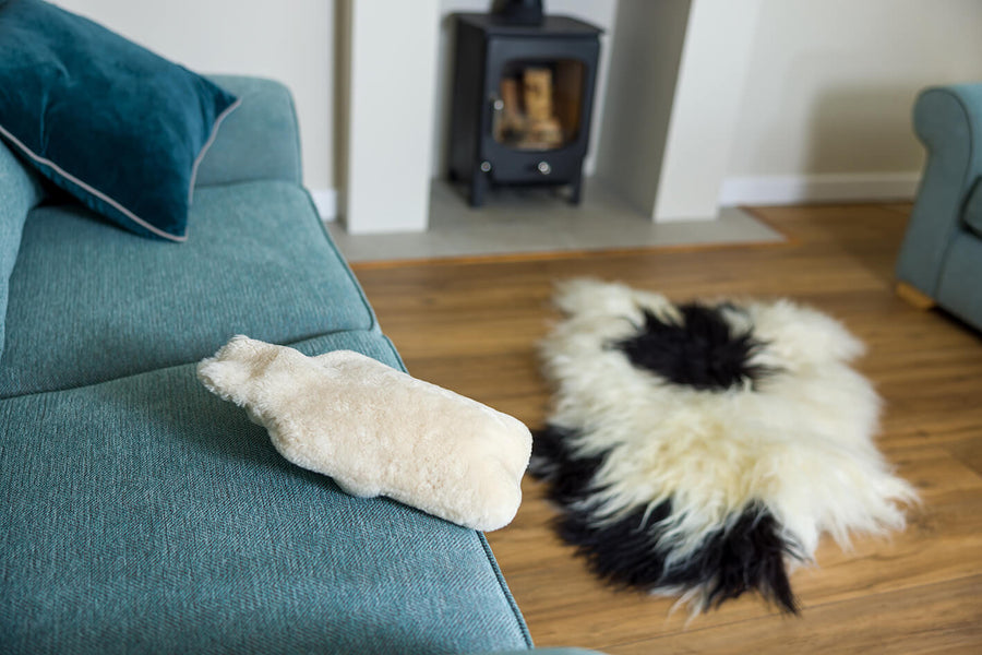 SHEEPSKIN HOT WATER BOTTLE COVER