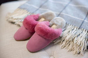 LUCY Womens Sheepskin Mule Slippers