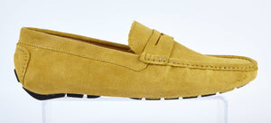 MUSTARD SUEDE LOAFERS