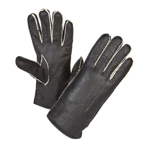 LADIES NAPPA GLOVES - BLACK