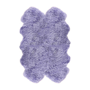 Quadruple Sheepskin Rug Colour Lilac