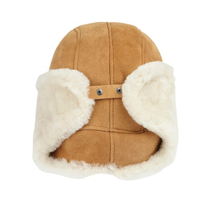 WOMEN'S SHEEPSKIN TRAPPER HAT