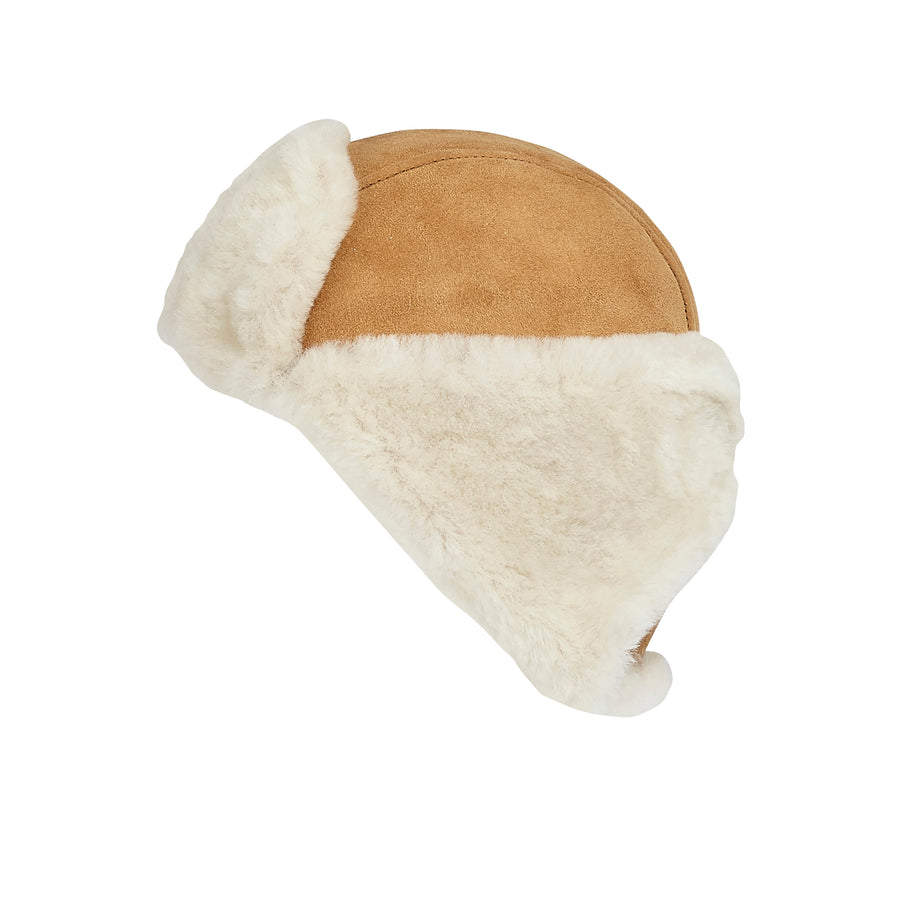 WOMEN'S SHEEPSKIN TRAPPER HAT