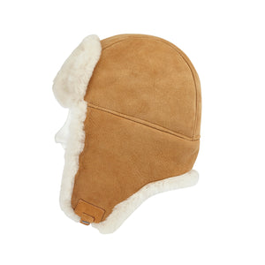 WOMEN'S SHEEPSKIN TRAPPER HAT