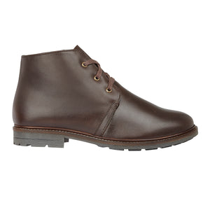 SOMERSET - Herren-Leder-Schaffell-Stiefel Braun