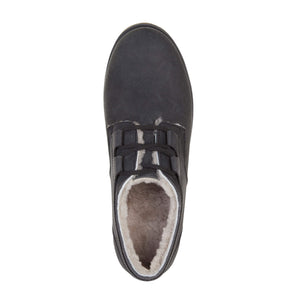 CHAUSSURES EN PEAU DE MOUTON SPEY NOIRES POUR FEMMES