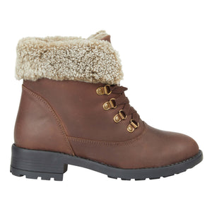 STOWE Womens Leather Sheepskin Boots