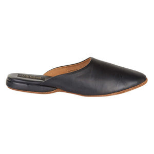 WILLIAM Mens Leather Mule Slippers