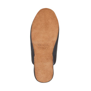 WILLIAM Mens Leather Mule Slippers