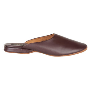 WILLIAM Mens Leather Mule Slippers