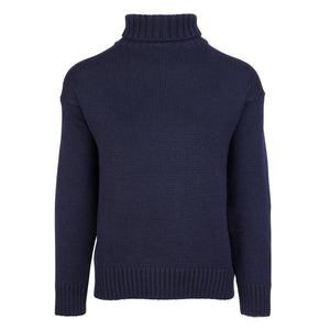 RELAXED ROLL NECK NAVY